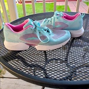 AVIA Segmented Bottom Arch Support Mint Lilac Shoes Women's Size 10